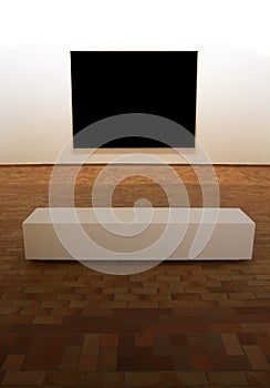 Square blank panel exposition