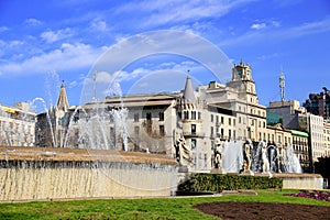 Square Catalonia in Barcelona