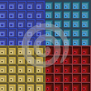 Square cells.