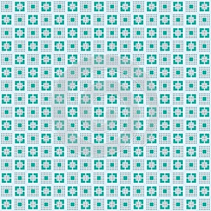 Square and Circle Geometric Pattern Background