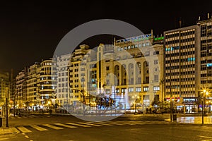 Square of the City Hall, Valencia, Spain