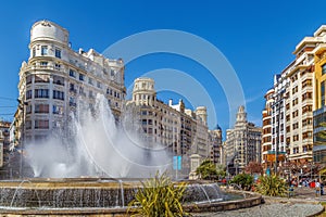 Square of the City Hall, Valencia, Spain