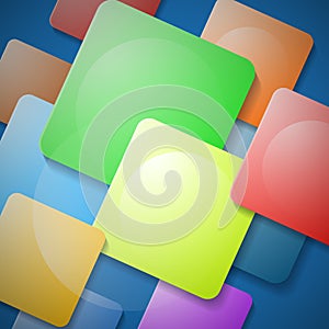 Square Colorful Background