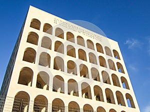 Square Colosseum in Rome, Italy photo