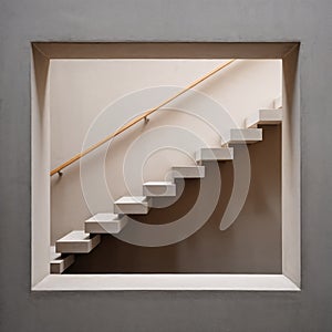 Square Composition of Neutral Minimal Staircase