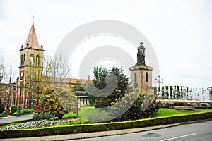 Square of Concepcion Arenal - Praza Concepcion Arenal in Ourense Orense, Galicia, Spain