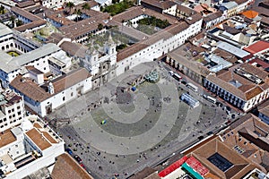 Square and convent of San Francisco, Quito photo