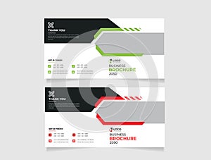 square Corporate Brochure creative design. Multipurpose template with cover design