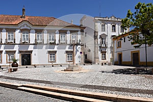 Square in Crato, Alentejo region, photo
