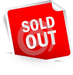 Sold Out sticker