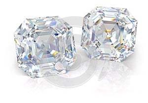 Square cut diamonds