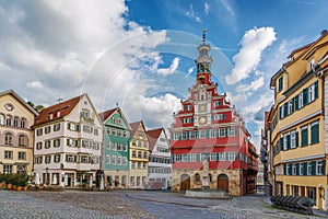 Square in Esslingen am Neckar, Germany photo