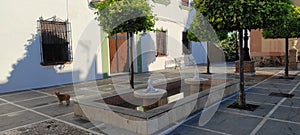 Square with fountain-Alhaurin de la Torre
