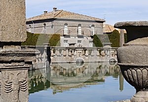 Square Fountain Lazio, Italy.