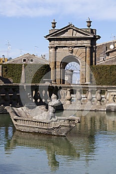 Square Fountain Lazio, Italy.