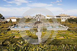 Square Fountain Lazio, Italy.