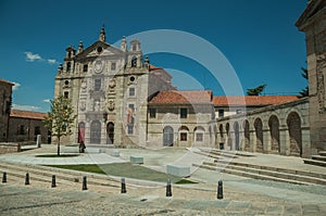 Square in front the Convent of Santa Teresa de Jesus at Avila