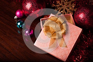 Square Gift Box Christmas