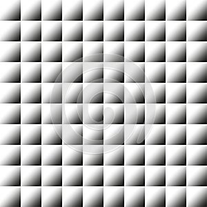 Square gradient grid. Gray geometric pattern. Abstract tile Vector. Modern textured background
