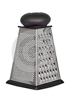 Square grater stainless steel vegetables.