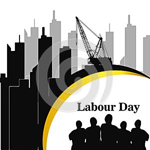 Illustration Vector Design Of World Labour day 1 May photo