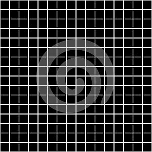 Square grid vector seamless pattern. Subtle dark checkered repeat background, simple design