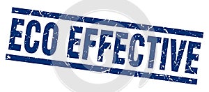 Square grunge eco effective stamp