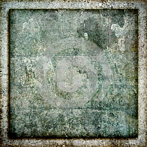 Square Grunge Stone Frame Texture Background