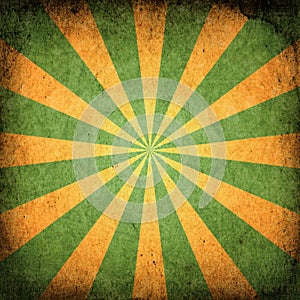 Square Grunge Sunburst