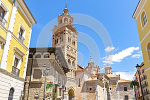 Square in the historic center of the city of Teruel in Aragon, Spain.