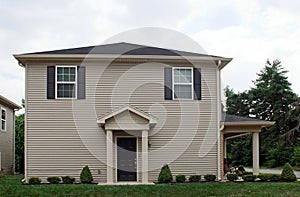 Square House with Stoop