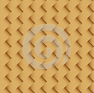 Square interweaving. Vector seamless background