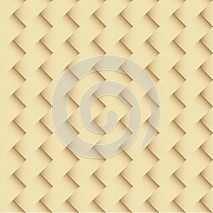 Square interweaving. Vector seamless background