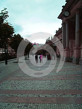 Square in the Karlovy Vary