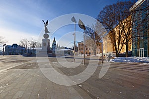 Square in Kharkov. Ukraine.
