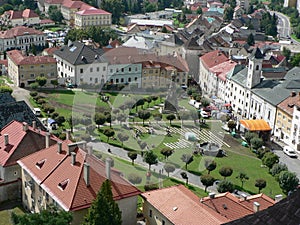 Square in Kremnica photo