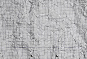 Square Lined paper crumpled texture
