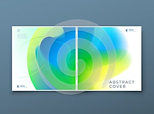 Square Liquid Abstract Cover Background Design. Fluid Dynamic Element for Modern Brochure, Banner, Poster, Flyer or