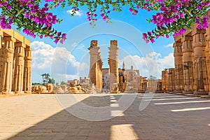 Square in Luxor temple