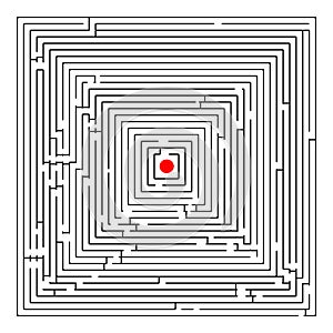 Square maze