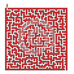 Square maze photo