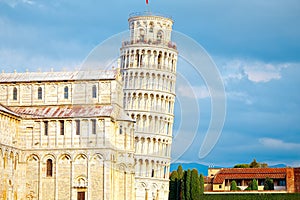 Square of Miracles and the Leaning Tower of Pisa