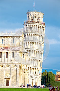Square of Miracles and the Leaning Tower of Pisa
