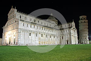 Square of Miracles in Pisa (Italy) at night