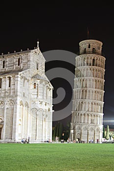 Square of Miracles in Pisa (Italy) at night