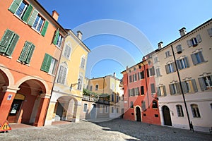 Square of Modena with old building photo
