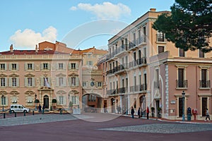 On the square in Monaco