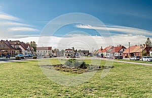 square and monument to stefan czarniecki tykocin podlasie poland