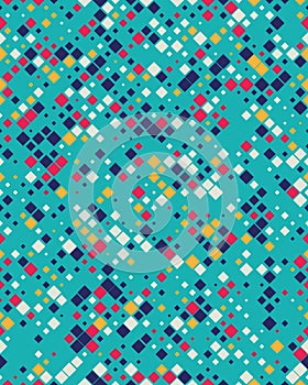 Square mosaic pattern background
