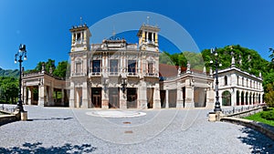 Square of the Municipal Casino of San Pellegrino Terme Bergamo I photo